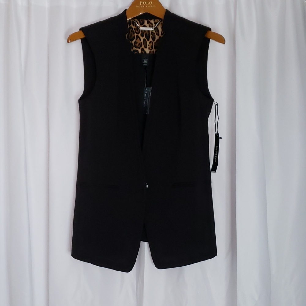 White House Black Market jacket vest